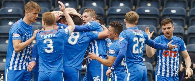 Kilmarnock celebrate