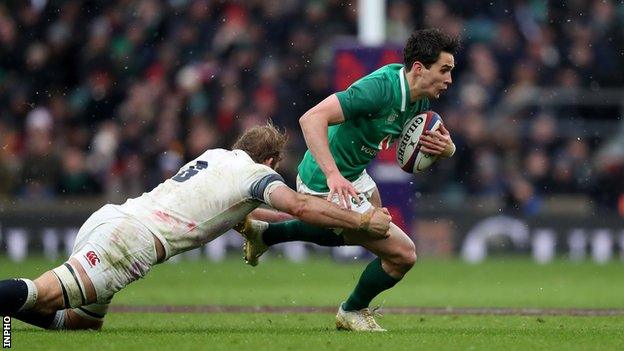 Joey Carbery won a Grand Slam with Ireland this year but has frequently played at full-back by Leinster