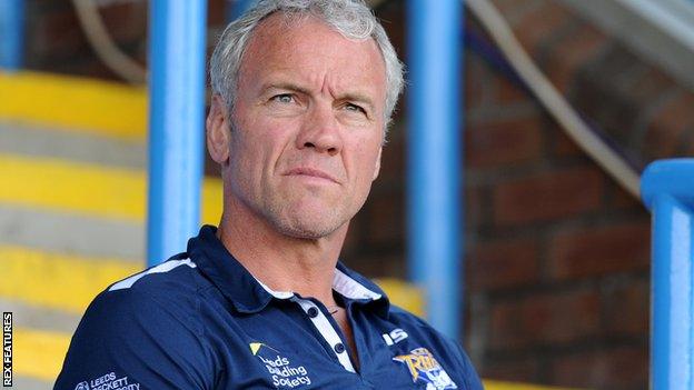 Brian McDermott looks on from the sidelines