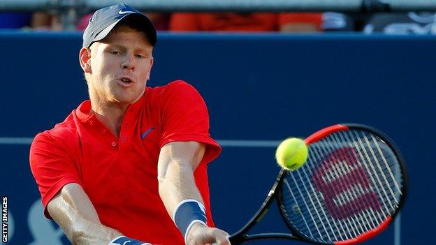 Kyle Edmund at the Atlanta Open