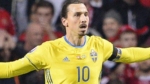 Sweden captain Zlatan Ibrahimovic