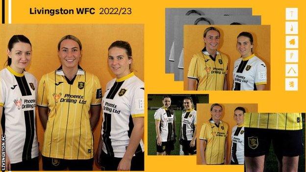 Livingston Women FC will no longer wear white shorts with their away kit.