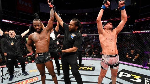 Leon Edwards and Nate Diaz