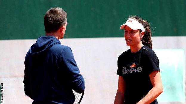 Dimitri Zavialoff and Johanna Konta