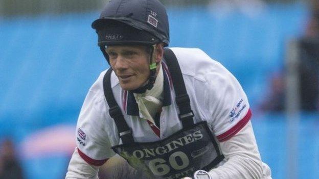 William Fox-Pitt competing in the European Championships in Scotland in September 2014