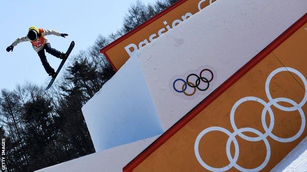 Ormerod in training in Pyeongchang