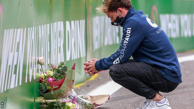 Pierre Gasly pays tribute to Anthoine Hubert