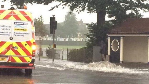 Eastbourne flooding