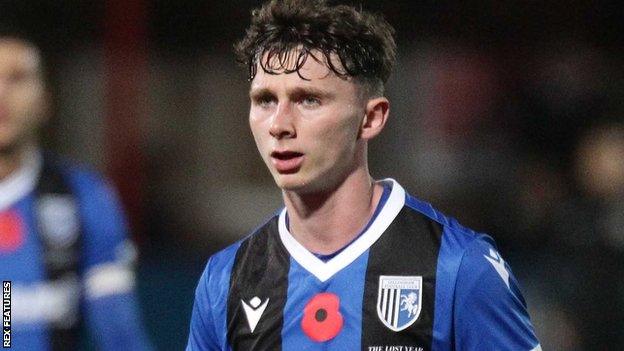 Gillingham midfielder Daniel Adshead