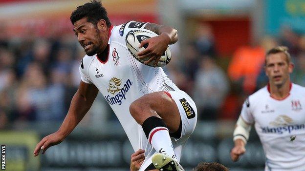 Charles Piutau impressed in Ulster's pre-season friendly with Northampton in Belfast