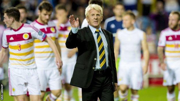 Scotland manager Gordon Strachan