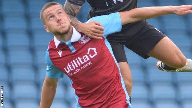 Frank Vincent played eight times in this season's first loan spell away from Bournemouth at Scunthorpe