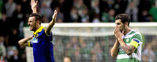 Maribor's Amir Derisevic a 1-0 win at Celtic Park