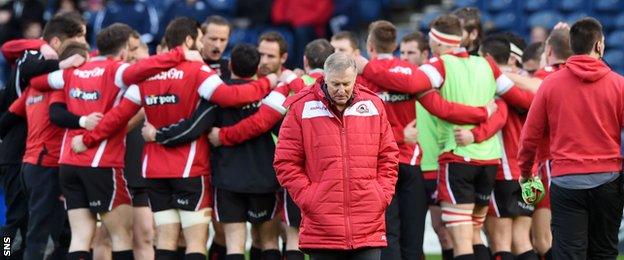 Edinburgh head coach Alan Solomons