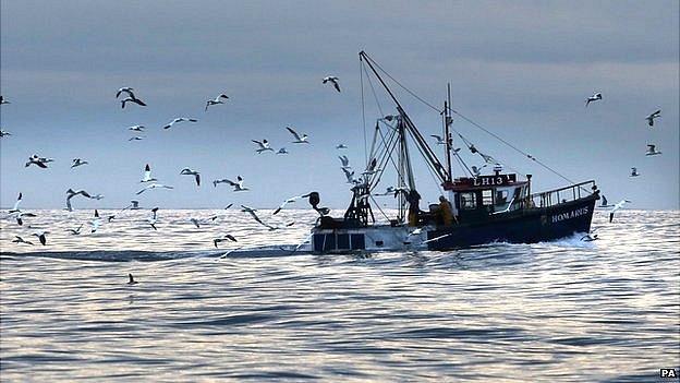 Fishing boat in European waters