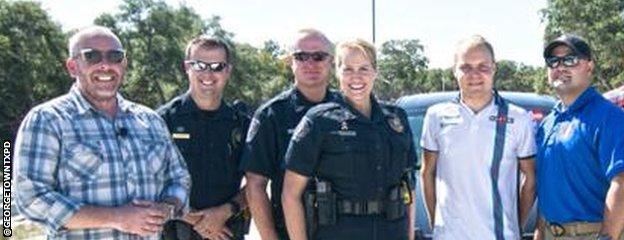 Valtteri Bottas and the Georgetown, Texas Police Department