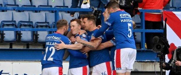 Lavery celebrates scoring opener