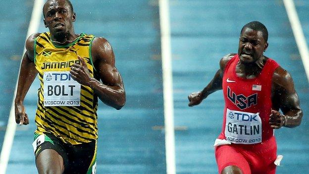 Usain Bolt and Justin Gatlin