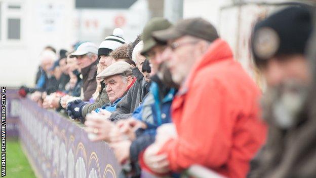 Truro City supporters