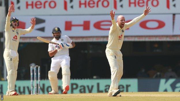 England spinner Jack Leach