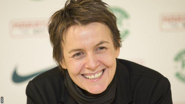 Hibernian chief executive Leeann Dempster