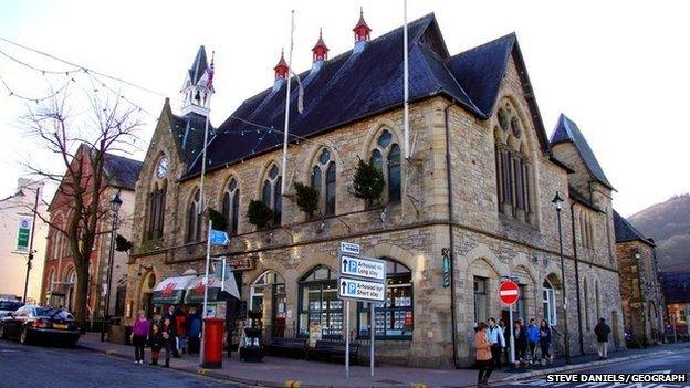 Llangollen town hall