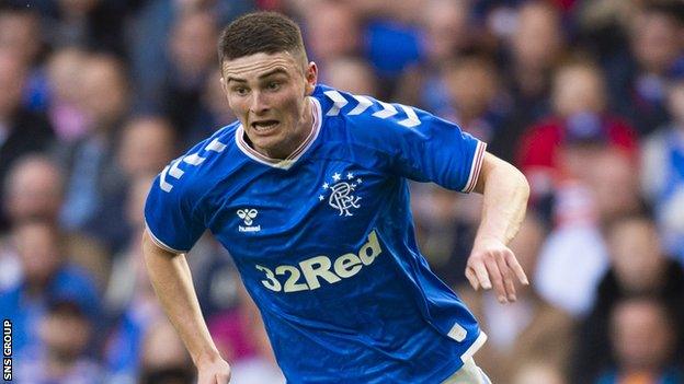 Rangers winger Jake Hastie