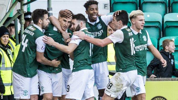 Hibs are unbeaten in 11 matches in all competitions