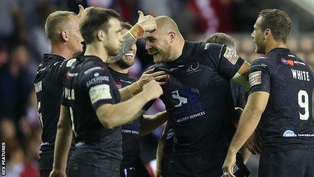 Widnes celebrate