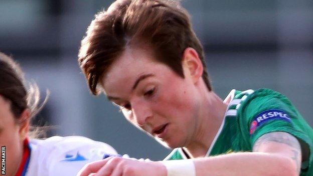 Northern Ireland striker Kirsty McGuinness set up the opener for Sion Swifts