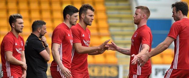 Aberdeen players