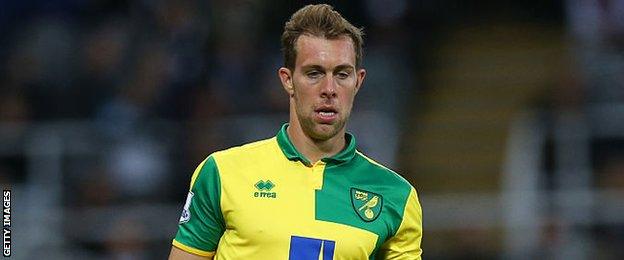 Norwich City defender Steven Whittaker