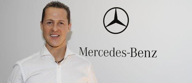 Former Mercedes F1 driver Michael Schumacher