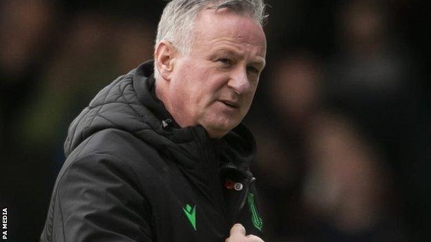 Michael O'Neill began his Stoke City reign during the November 2019 international break