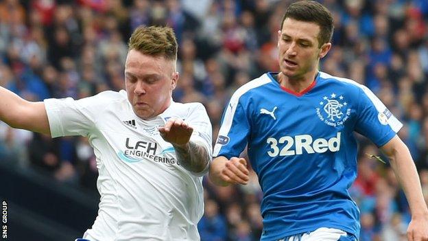 Rangers are up against League One Peterhead at Ibrox
