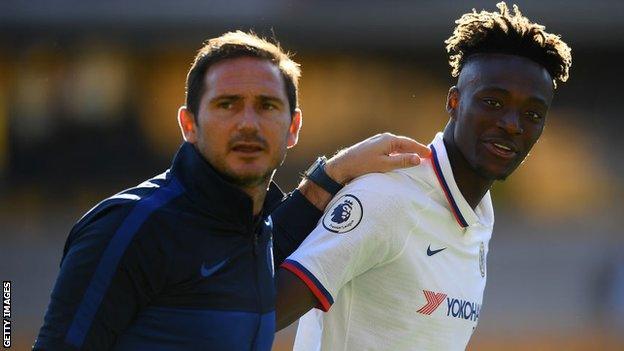 Frank Lampard and Tammy Abraham