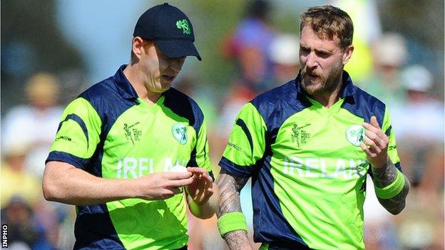 Kevin O'Brien and John Mooney put on a 130 partnership to ensure a draw for Ireland against Zimababwe A in their four-day game