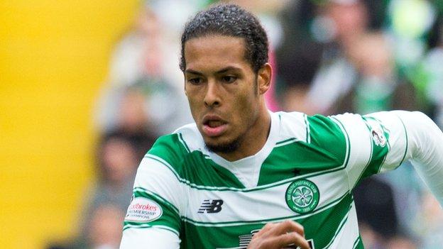 Celtic defender Virgil van Dijk