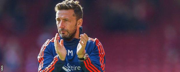 Aberdeen manager Derek McInnes