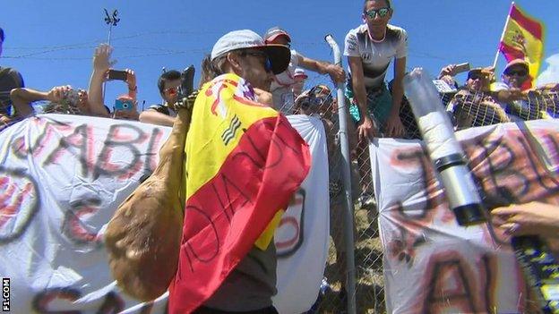 alonso carrying ham