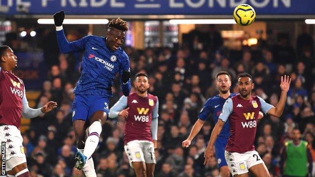 Tammy Abraham heads Chelsea in front