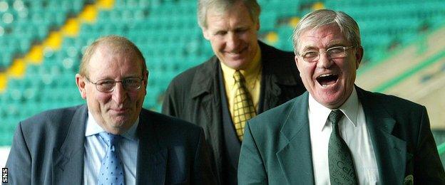 Tommy Gemmell, Billy McNeill and Bertie Auld