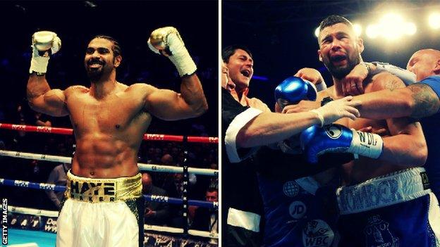 Haye hopes to return to the top of the heavyweight division, while Bellew could move back to cruiserweight