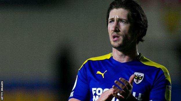 AFC Wimbledon captain Alex Woodyard