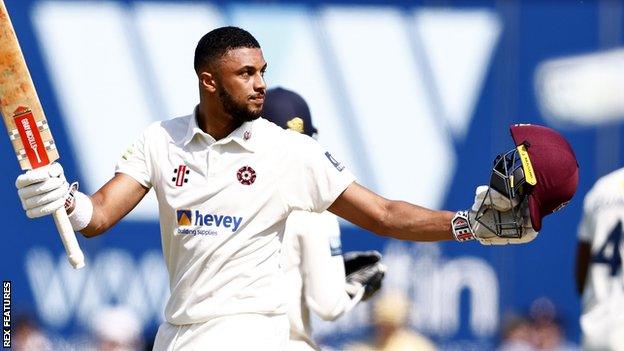 Emilio Gay in action for Northamptonshire