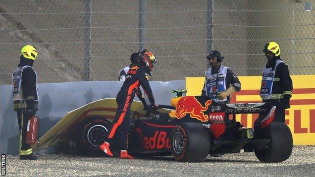 Verstappen crash