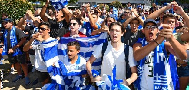 Stefanos Tsitsipas has been well supported in Greece