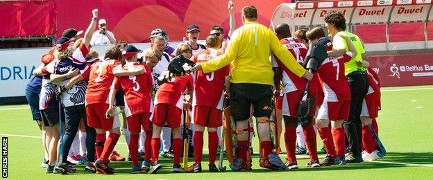 Team UK and Team England at the Euro Para-Hockey Championships