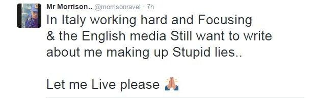 Ravel Morrison Twitter