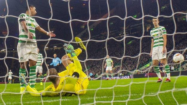 Celtic lost two poor goals